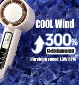 100 Gears Handheld Fan 5000mAh USB Mini Portable Rechargeable