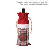 Christmas Wine Bottle Cover Merry Christmas Decorations For Home