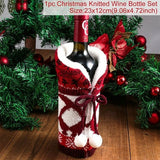 Christmas Wine Bottle Cover Merry Christmas Decorations For Home