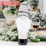 Christmas Wine Bottle Cover Merry Christmas Decorations For Home