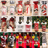 Christmas Wine Bottle Cover Merry Christmas Decorations For Home