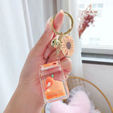 Quicksand Fruit Daisy Keychain Charm