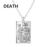 Dawapara Tarot Cards Necklace Women Stainless Steel Necklace Wealth