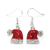 Christmas Earrings Snowman Jewelry