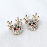 Christmas Earrings Snowman Jewelry