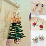 Christmas Earrings Snowman Jewelry