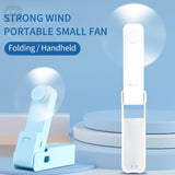 Mini Pocket Fan Foldable Usb Rechargeable Fan Portable Outdoor Travel