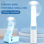 Mini Pocket Fan Foldable Usb Rechargeable Fan Portable Outdoor Travel