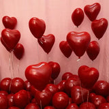 50/100pcs 18inch Red Heart Balloons Valentines Day Balloon for