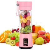 380ml  Portable Electric Fruit Juicer Home USB Rechargeable Smoothie