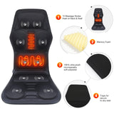 Electric Back Massager Infrared Full-Body Massage Chair Cushion