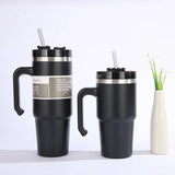 30oz Stainless Steel Vacuum Insulated Tumbler with Lid Thermal Coffee