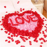 2000/100Pcs Artificial Fake Rose Petals Colorful Simulation Silk Rose