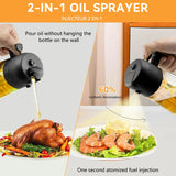 500mL Oil Empty Bottle 2in1 Sprayer & Pourer Plastic Oil Container