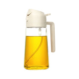 500mL Oil Empty Bottle 2in1 Sprayer & Pourer Plastic Oil Container