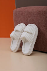 Soft Cotton Slippers For Men Women Antumn Winter Warm Flat Sandals