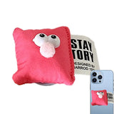 Cute Cushion Shape Mobile Phone Holder Soft Cover Air Cushion Finger