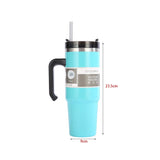 30oz Stainless Steel Vacuum Insulated Tumbler with Lid Thermal Coffee