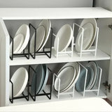 1pc Kitchen Cabinet Plate Storage Countertop Dish Rack Drawer Dinner