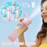 650ml Spray Water Bottle Portable Outdoor Sport Water Bottle for Girls