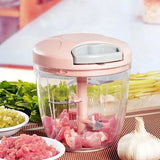 500/900ML Manual Meat Mincer Garlic Chopper Rotate Garlic Press