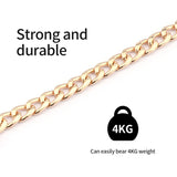 20-120cm Chain For Bag Strap DIY Purse Chain Gold Silver Bag Belt