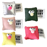 Cute Cushion Shape Mobile Phone Holder Soft Cover Air Cushion Finger