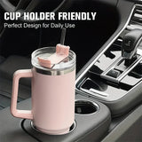 304 Stainless Steel Insulated Water Bottle Thermal Coffee Car Cup Cold