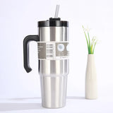 30oz Stainless Steel Vacuum Insulated Tumbler with Lid Thermal Coffee