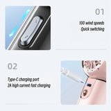 Mini Handheld Small Fan 4000mAh USB Charging Portable 100 Speed Strong