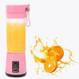 380ml  Portable Electric Fruit Juicer Home USB Rechargeable Smoothie