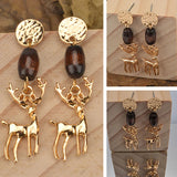 Christmas Tree Earrings For Women