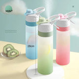 650ml Spray Water Bottle Portable Outdoor Sport Water Bottle for Girls