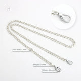 20-120cm Chain For Bag Strap DIY Purse Chain Gold Silver Bag Belt