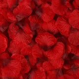 2000/100Pcs Artificial Fake Rose Petals Colorful Simulation Silk Rose