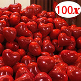 50/100pcs 18inch Red Heart Balloons Valentines Day Balloon for