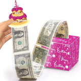 New Birthday Cash Pull Gift Box Money Pulling Box Cash Gift Box Cash