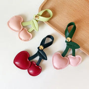 Keychain Cherry Key Chain Decoration Peach Heart DIY Craft Accessories