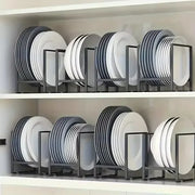 1pc Kitchen Cabinet Plate Storage Countertop Dish Rack Drawer Dinner