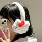 Anime Figure Plush Earmuffs Cute Winter Warm