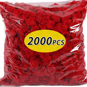 2000/100Pcs Artificial Fake Rose Petals Colorful Simulation Silk Rose