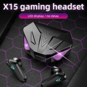 X15 TWS Wireless Bluetooth Headset LED Display Gamer Earbuds with Mic