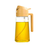 500mL Oil Empty Bottle 2in1 Sprayer & Pourer Plastic Oil Container