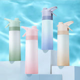 650ml Spray Water Bottle Portable Outdoor Sport Water Bottle for Girls