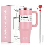 1pcs Watersy 1200ml/40oz Tumbler with Handle Pink Stainless Steel