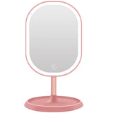 TSHOU60  LED Lights Desktop Makeup Mirror USB Chargeable 180 Free