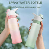 650ml Spray Water Bottle Portable Outdoor Sport Water Bottle for Girls