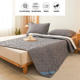 Waterproof Mattress Topper with Elastic Band Quilted Protector Pad