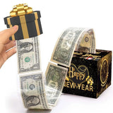 New Birthday Cash Pull Gift Box Money Pulling Box Cash Gift Box Cash