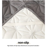 Waterproof Mattress Topper with Elastic Band Quilted Protector Pad